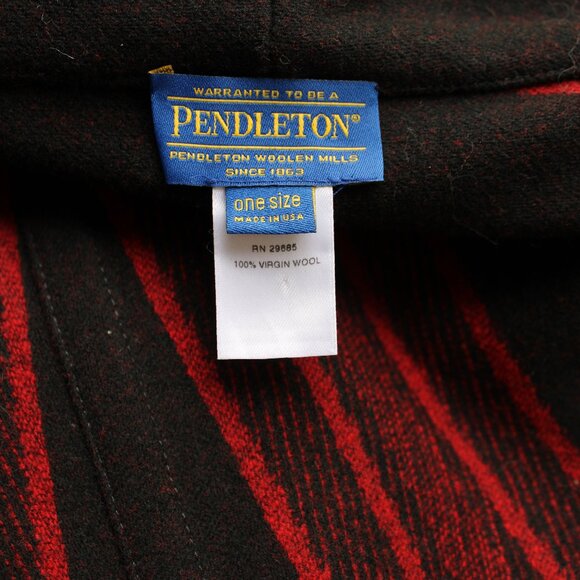 SOLD Pendleton wool jacket Aztec coat poncho Cloak Southwestern cape wrap - Picture 12 of 12